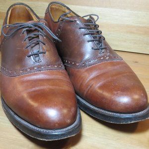 Allen Edmonds Shelton Leather Oxford Dress Shoes, Walnut/Brown Sz10d